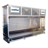 Porelszívó kabin - vizes elszívás