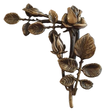 Rózsa relief 3726 jobbos