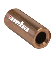 Gyémánt drót préshüvely 11mm-hez réz