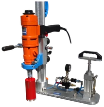 Vákuumtalpas fúrógép + állvány szett 