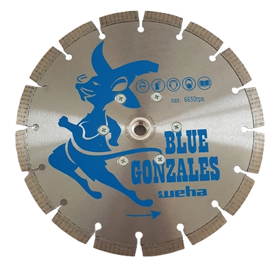 Gyémánt vágótárcsa Blue Gonzales 230mm M14