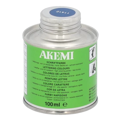 Akemi betűfesték kék