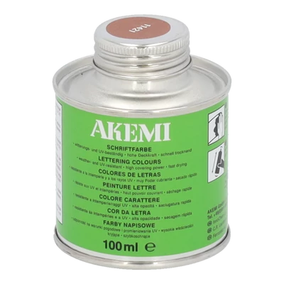 Akemi betűfesték agyag barna